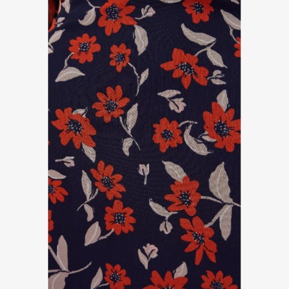 Finders Keepers Maya Dress Navy Floral - Picture 3 of 8